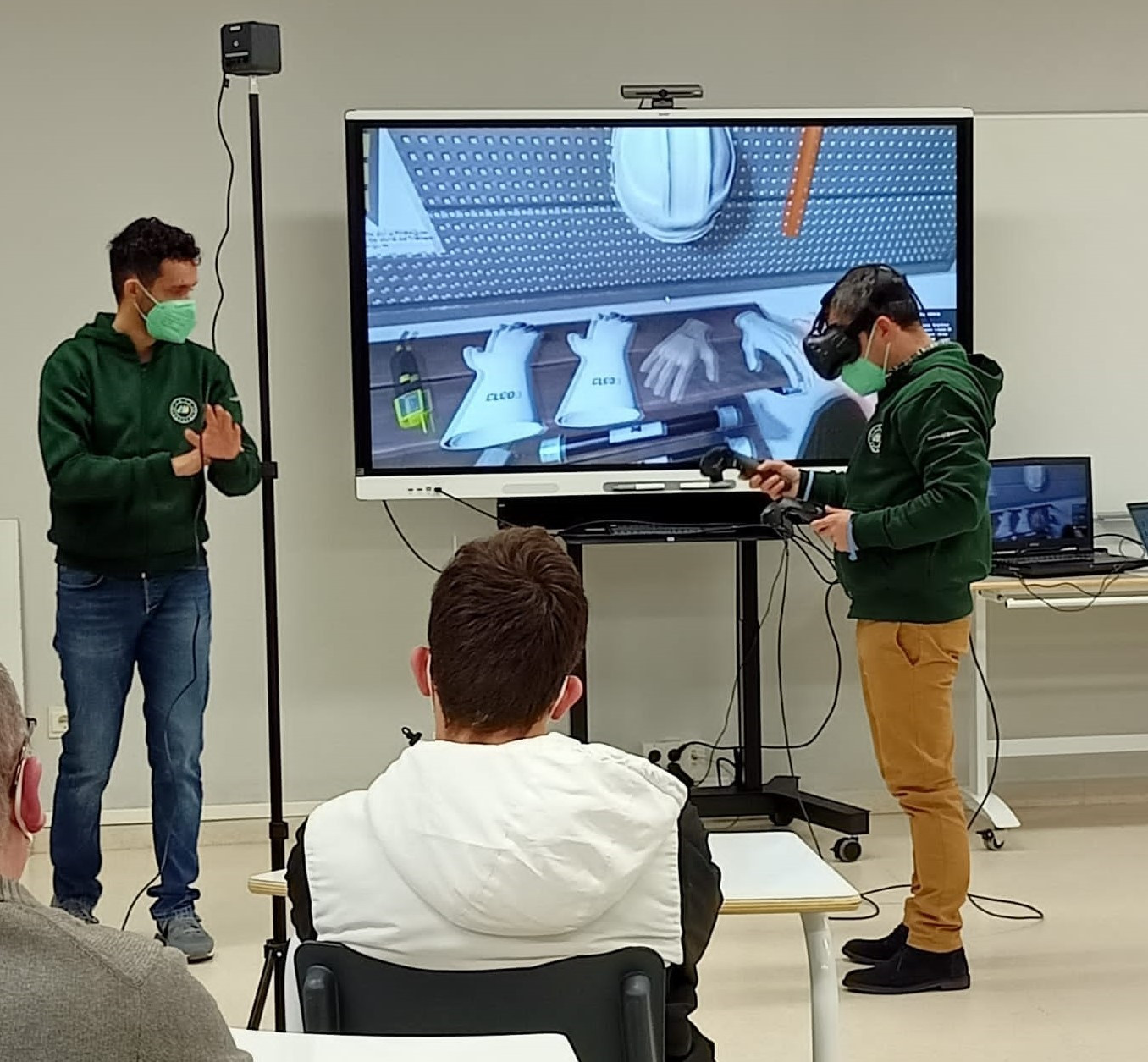 Realidad virtual para formar a estudiantes palentinos de FP