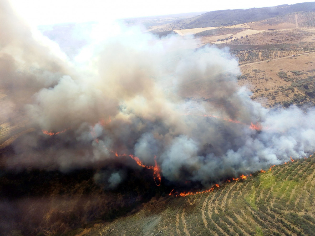 Incendio en serranilla