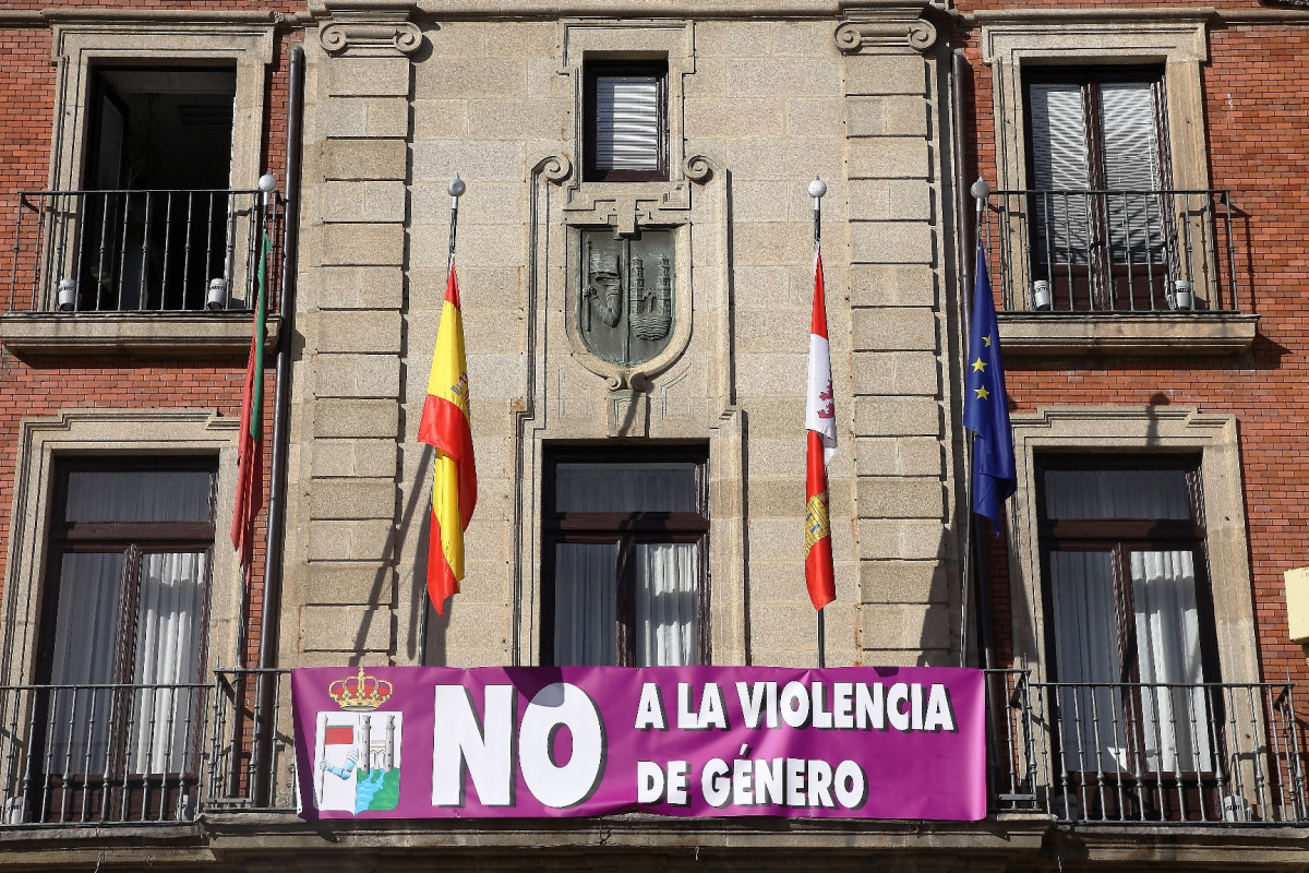 Pancarta contra Violencia 1