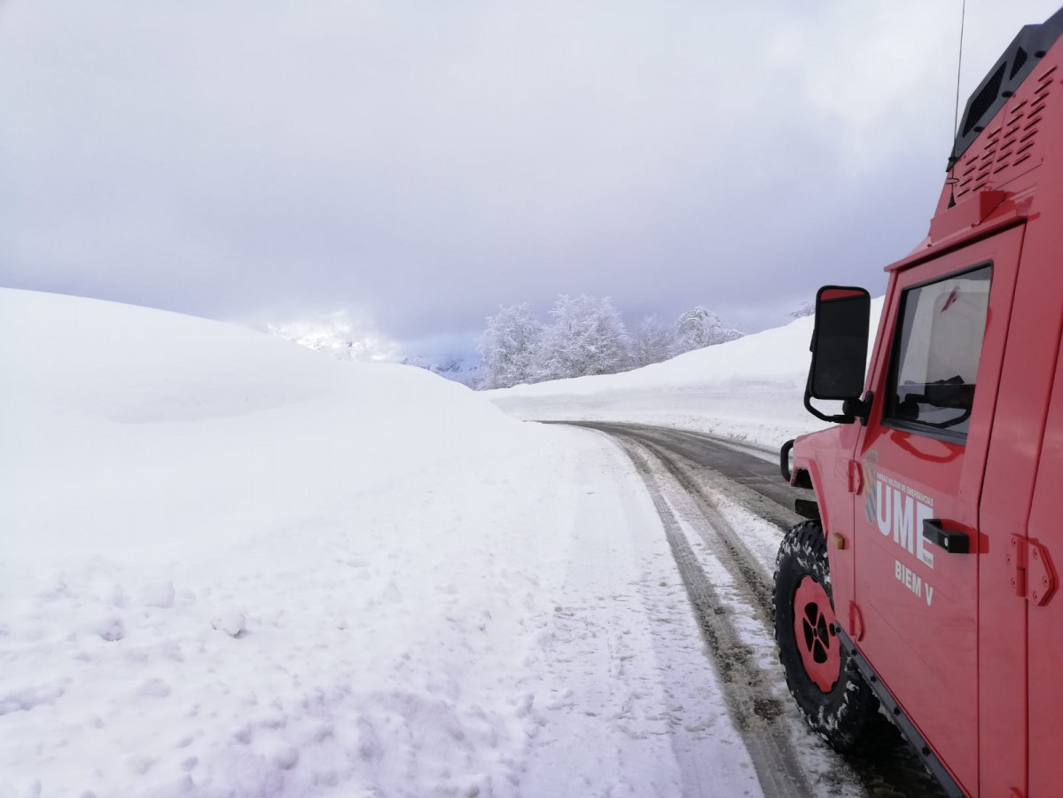 Carretera nieve