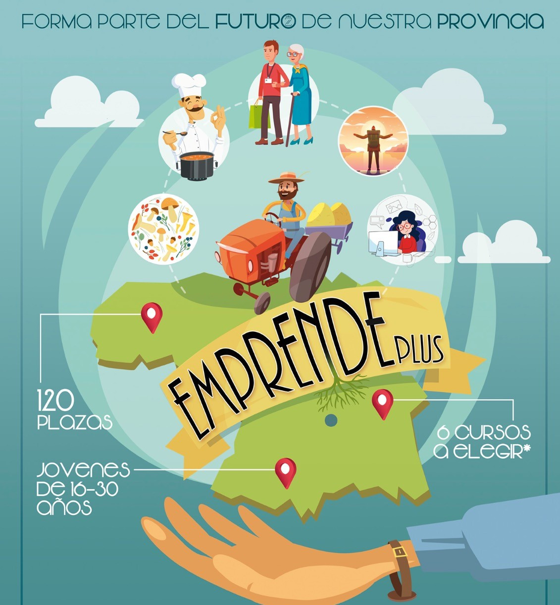 Cartel Emprende Plus