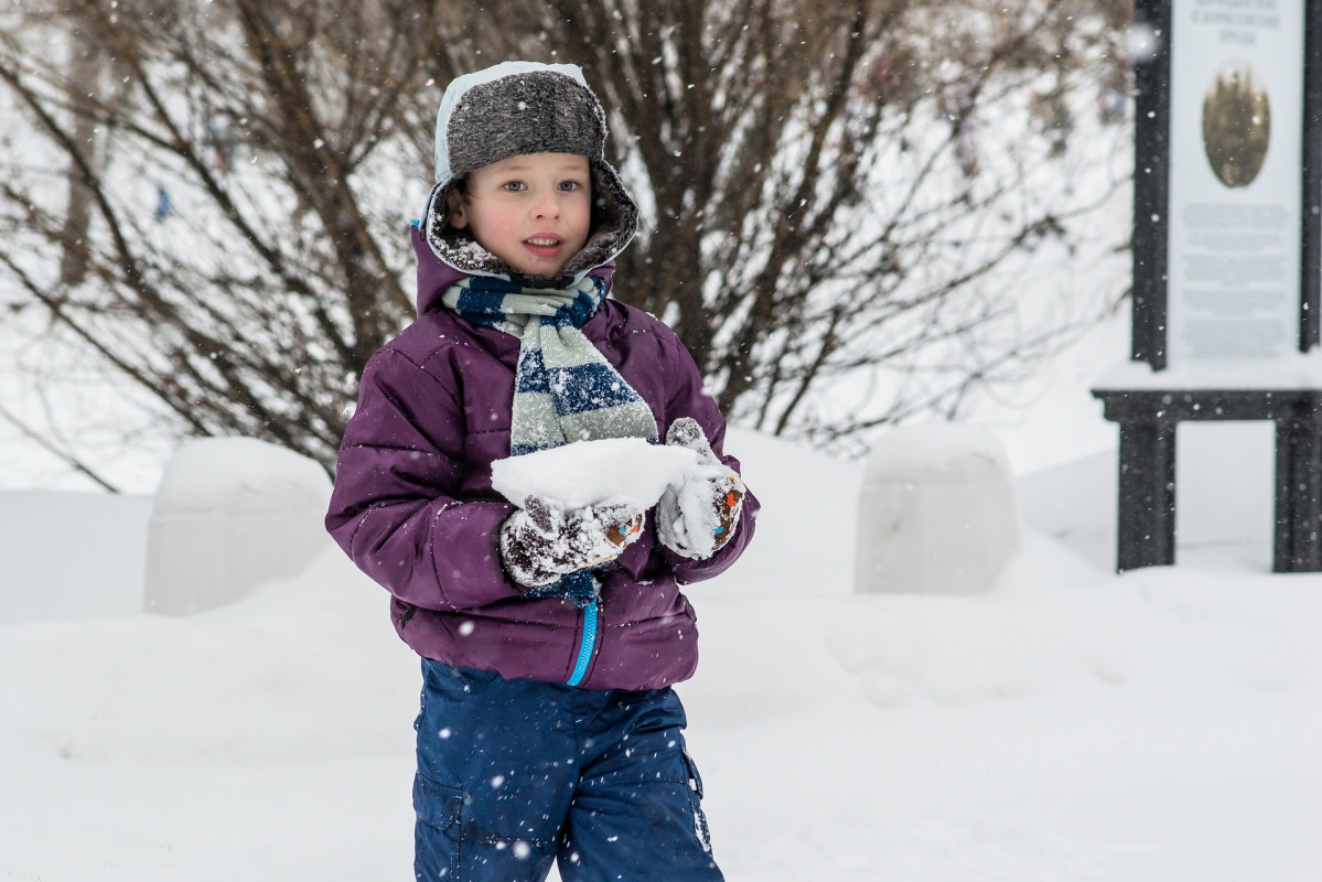 Niño nieve