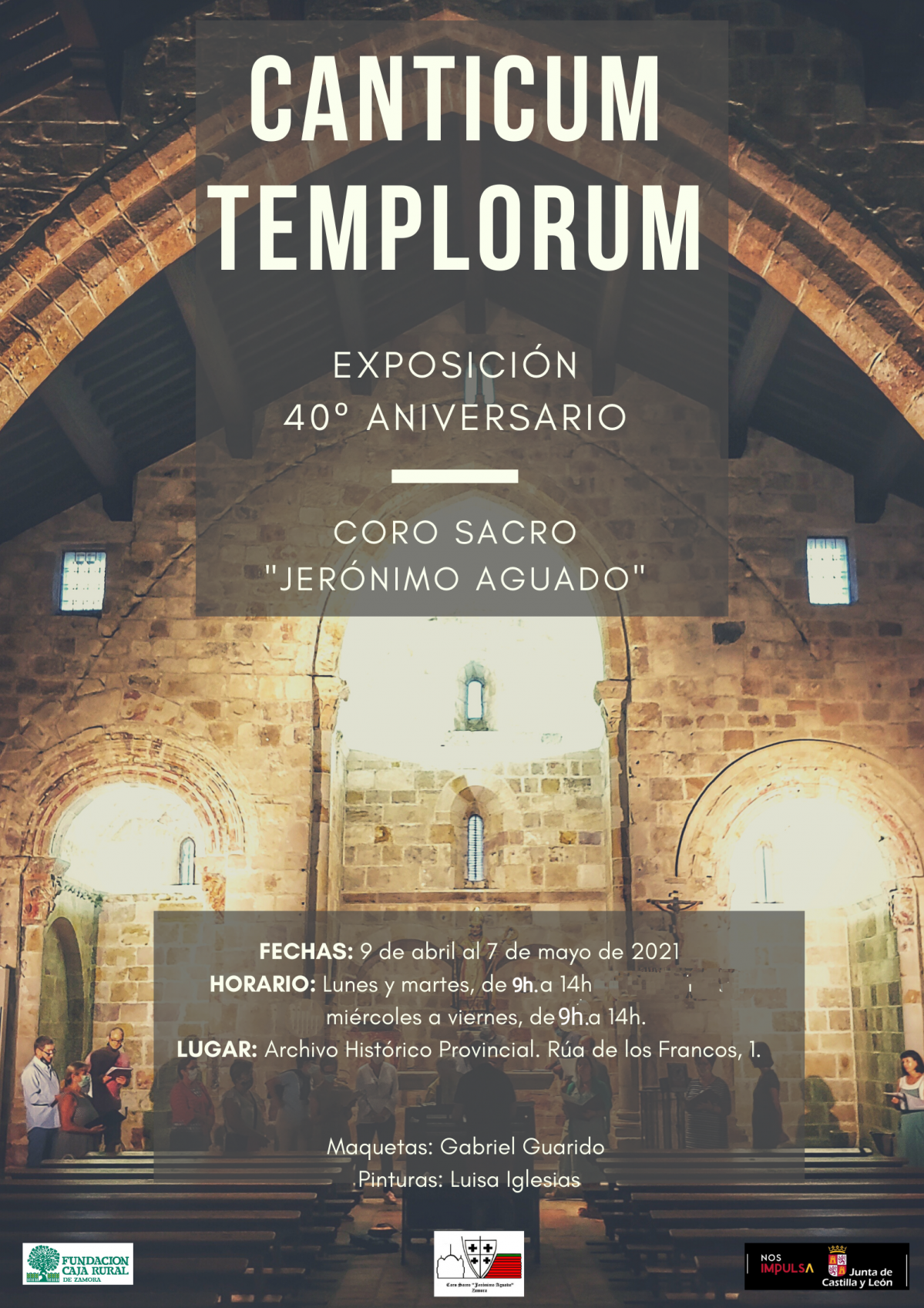 CARTEL EXPOSICIu00d3N 40u00ba ANIVERSARIO CORO SACRO