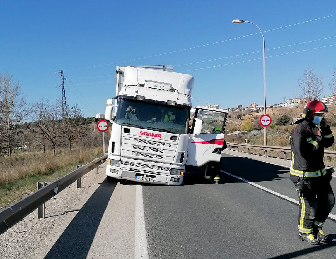 Accidente camiu00f3n soria