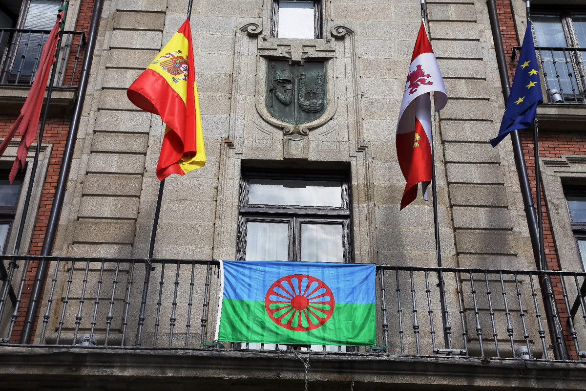 Bandera Pueblo Gitano 1