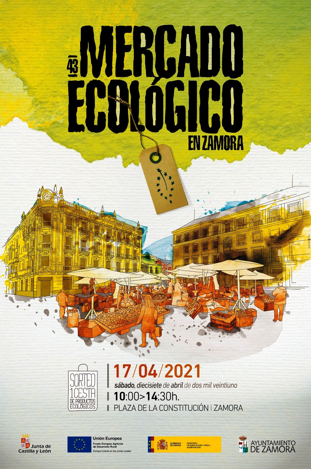 Cartel Mercado Ecolu00f3gico Abril
