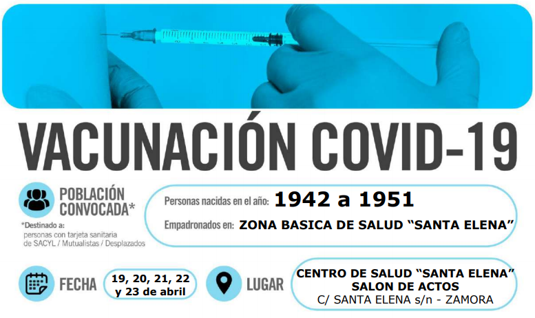 Vacuna covid Santa Elena