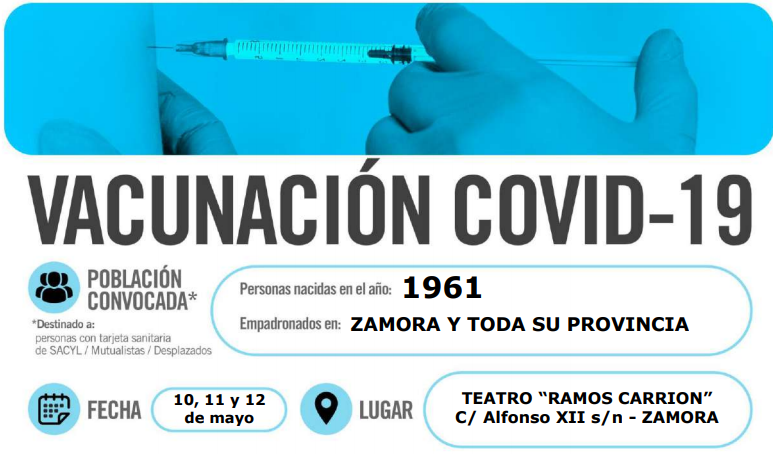Vacunación Zamora 1961