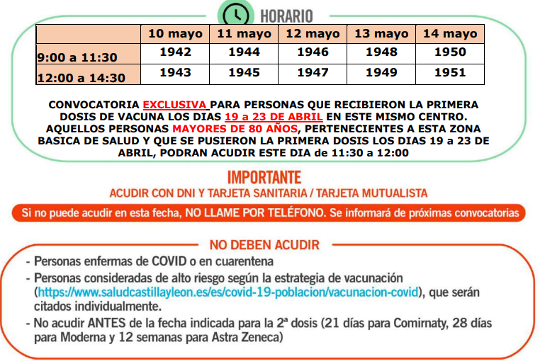 Vacunaciu00f3n Santa Elena segunda dosis 2