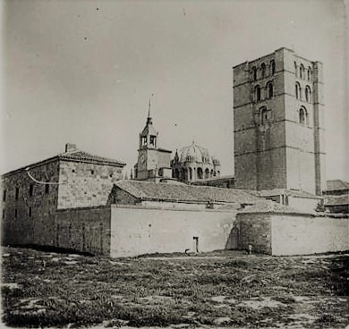 Catedral de Zamora desde los jardines del castillo 1902