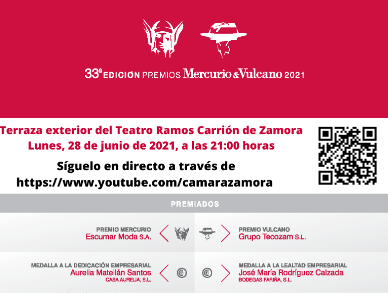 Premios Mercurio Vulcano Cu00e1mara de Zamora