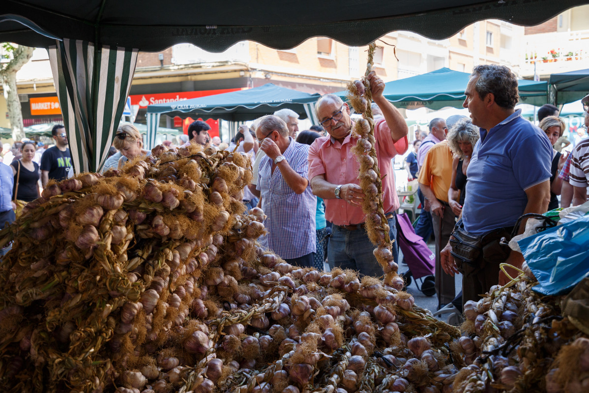 J. L. Leal  ICAL . Feria del Ajo en las fiestas de San Pedro de Zamora