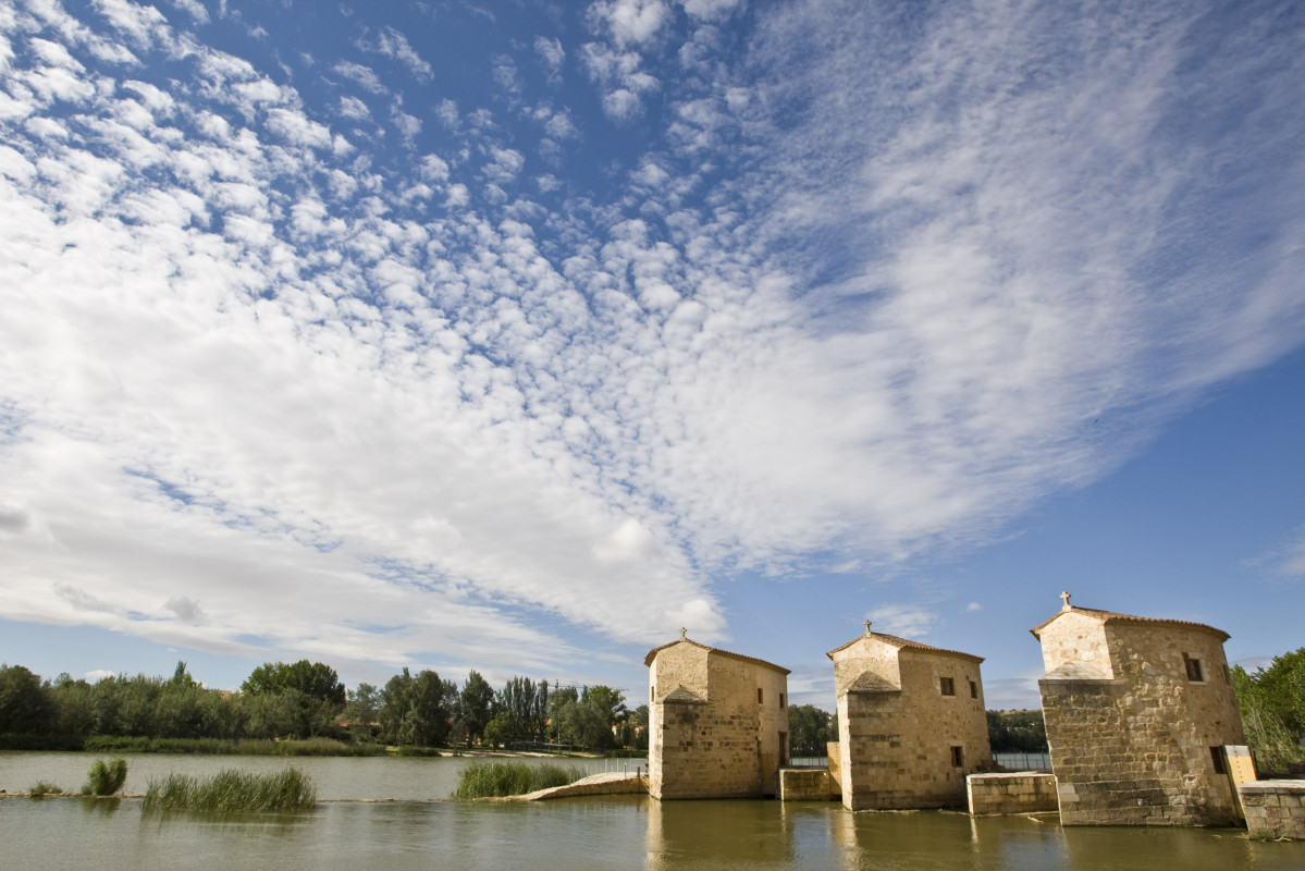 J. L. Leal  ICAL . Obras de restauración de las Aceñas de Olivares (Zamora)