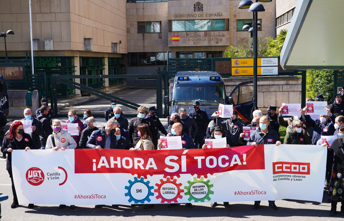 Movilizaciu00f3n UGT, CCOO por la reforma laboral