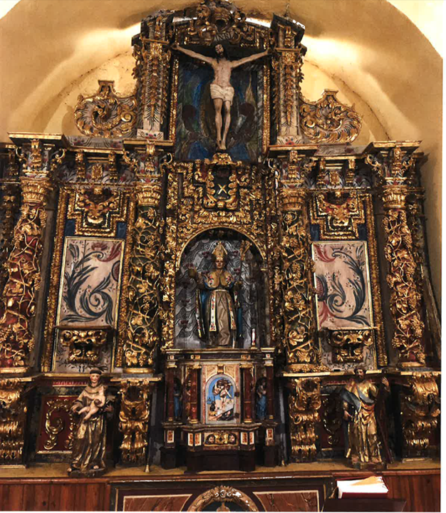 Retablo mayor de la Iglesia Parroquial de San Julián de Mózar