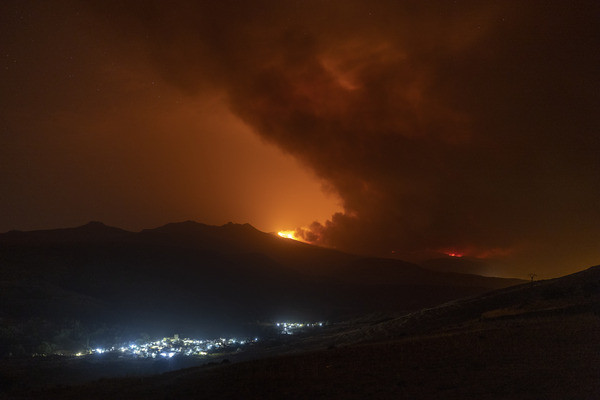 Incendio forestal navalacruz