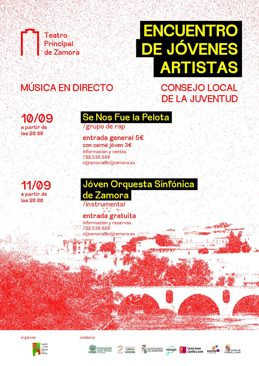 Cartel Encuentro de Ju00f3venes Artistas