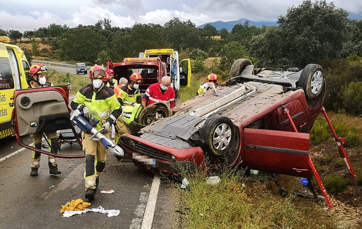 Vuelco Accidente