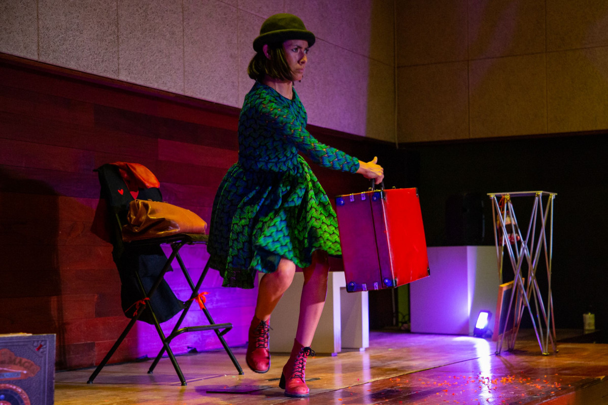 Gisele, en las Jornadas Internacionales de Magia de Zamora.