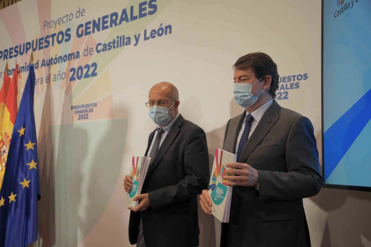 Proyecto de los Presupuestos Generales de Castilla y Leu00f3n con Igea y Mau00f1ueco.