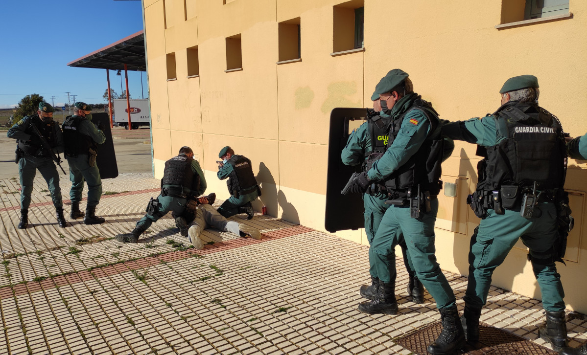 Simulacro Guardia Civil atentado terrorista