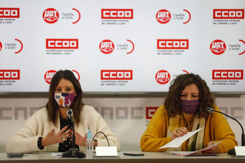 Manifiesto contra la violencia de género CCOO UGT