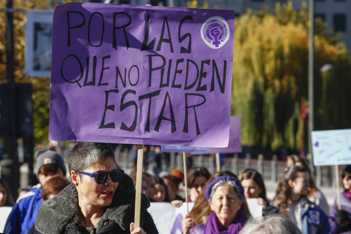 Carlos S. Campillo  ICAL. Manifestación en León con motivo del Día Internacional contra la Violencia de Género