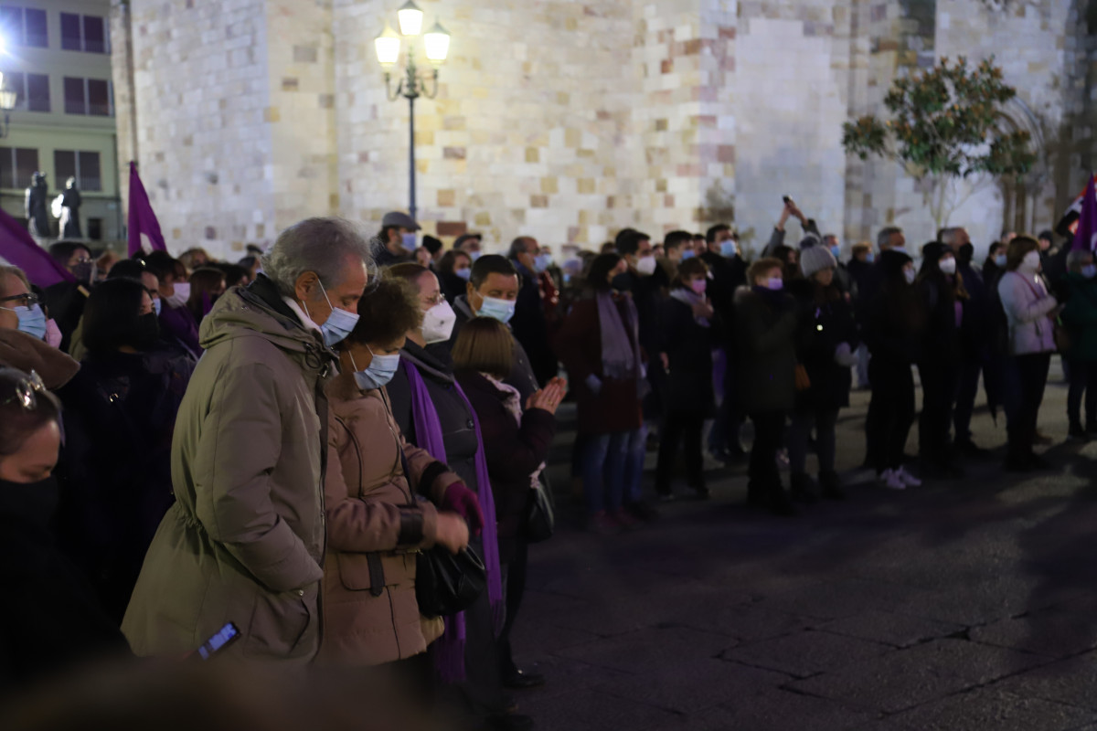 Concentraciu00f3n en Zamora contra la violencia de gu00e9nero 6