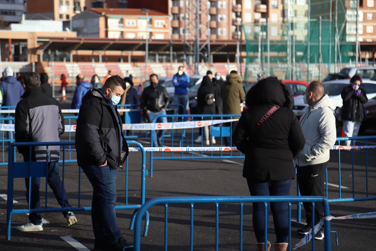 Cribado masivo en la Ciudad Deportiva de Zamora