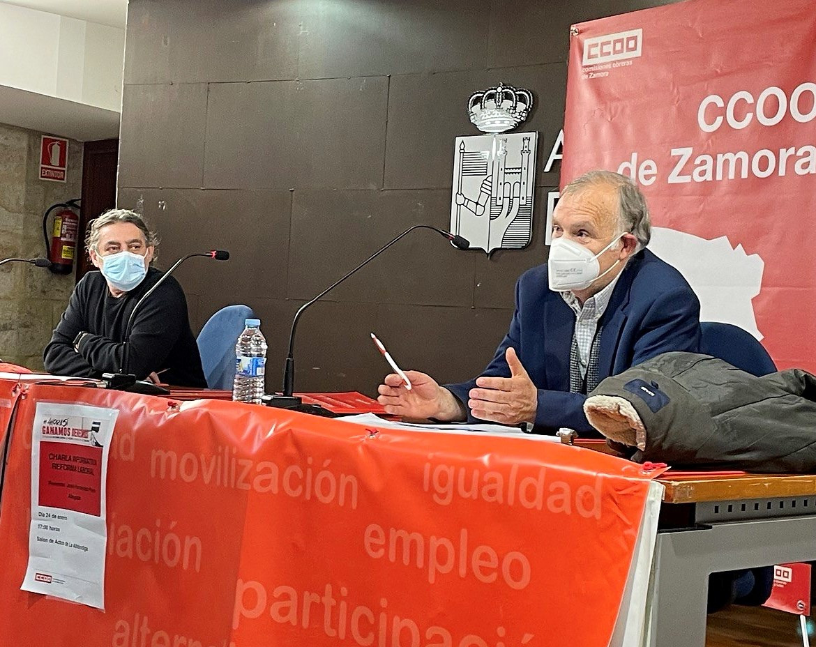 CCOO Zamora charla jornada laboral