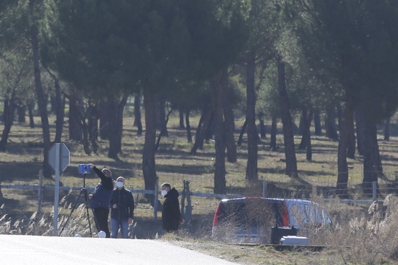 Miembros de la Policu00eda Judicial trabajan en el lugar donde fue encontrado el cuerpo de Esther Lu00f3pez