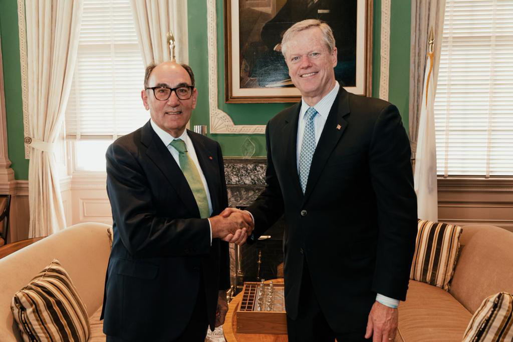 Ignacio Galu00e1n presidente Iberdrola  Gobernador Massachusetts