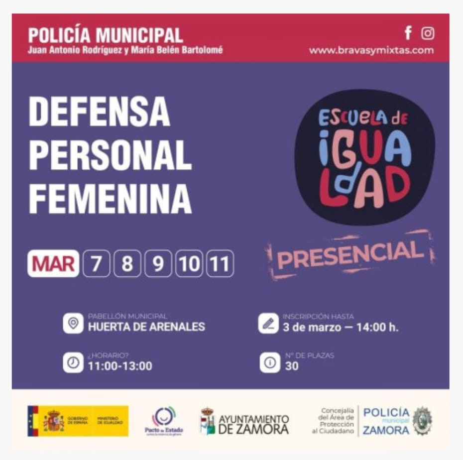 Curso Defensa Personal Femenina