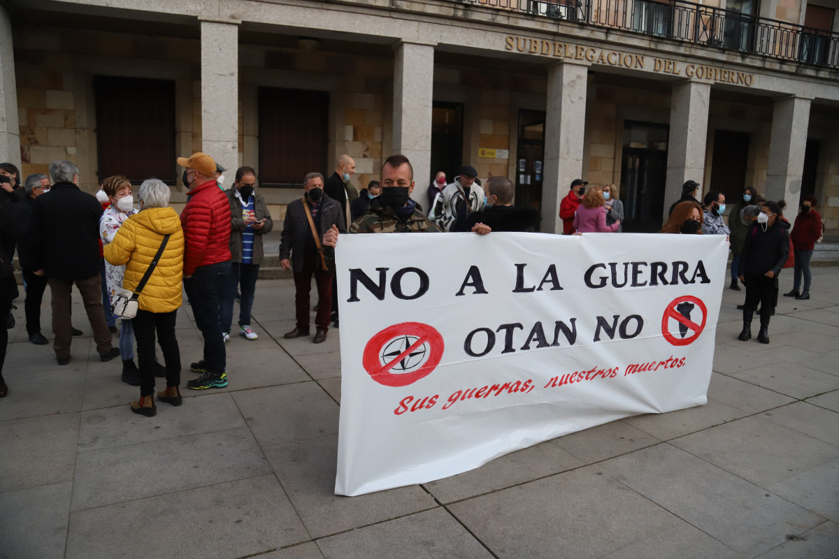 No a la guerra de Ucrania en Zamora