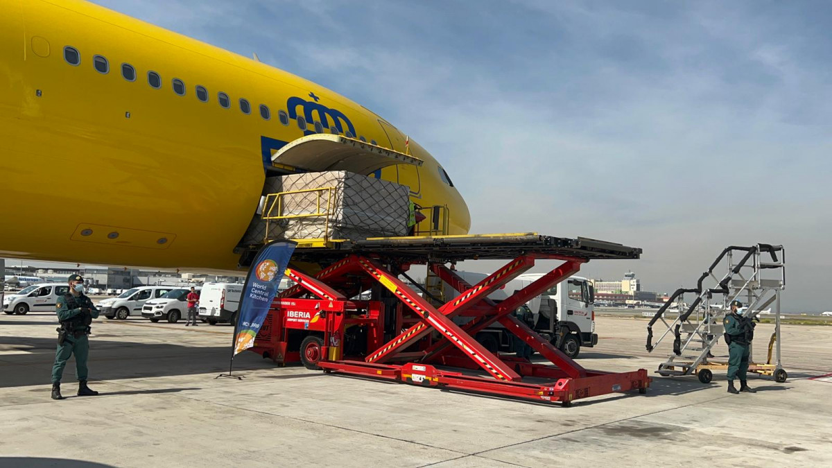 Avión Correos Cargo Ayuda a Ucrania
