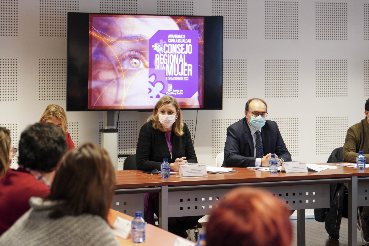 Isabel Blanco, en el Consejo Regional de la Mujer