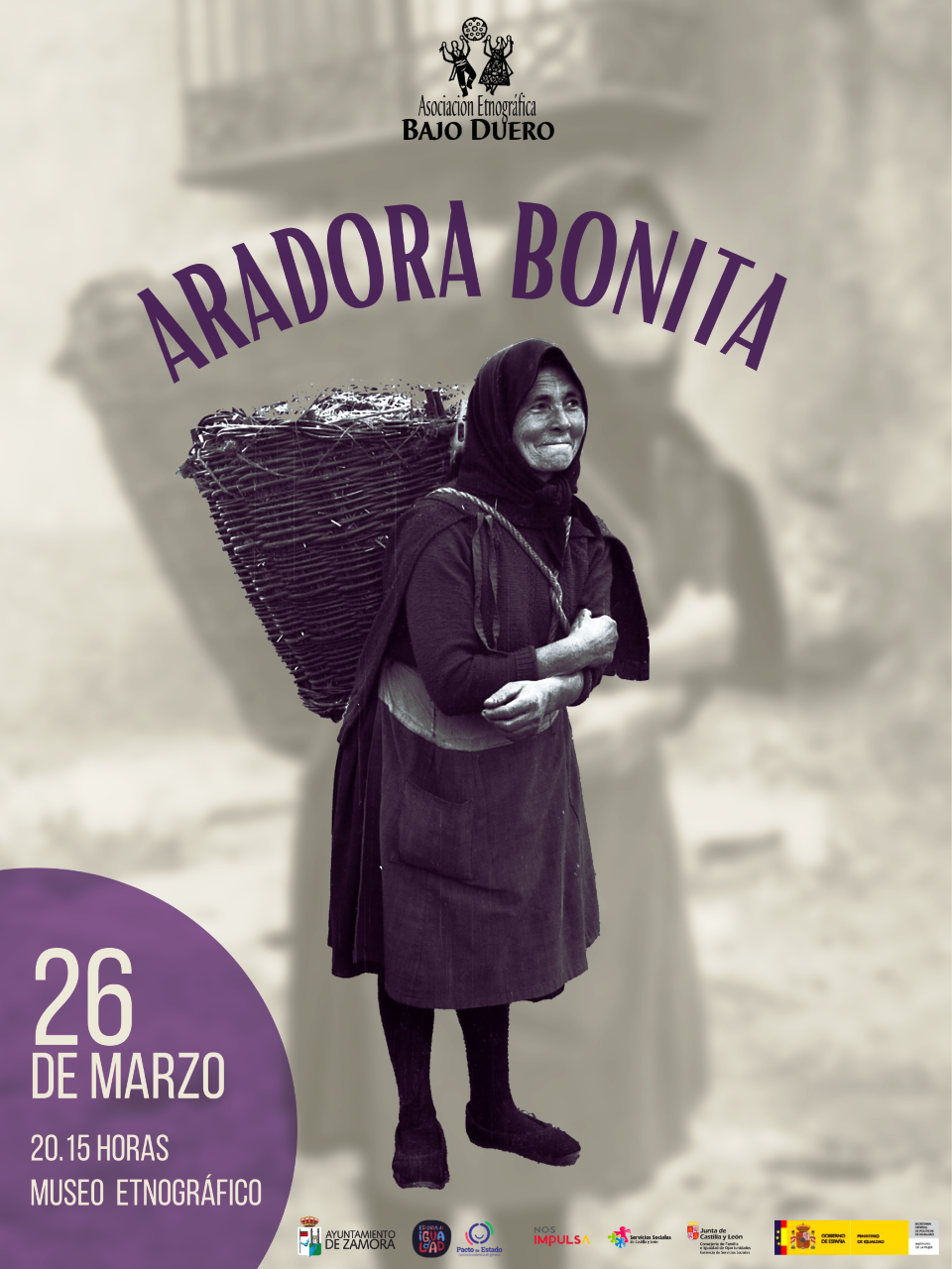 Cartel Aradora Bonita