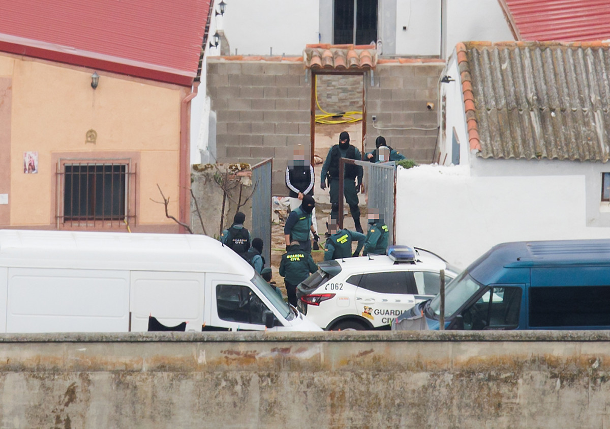 Redada de la Guardia Civil en Ciudad Rodrigo