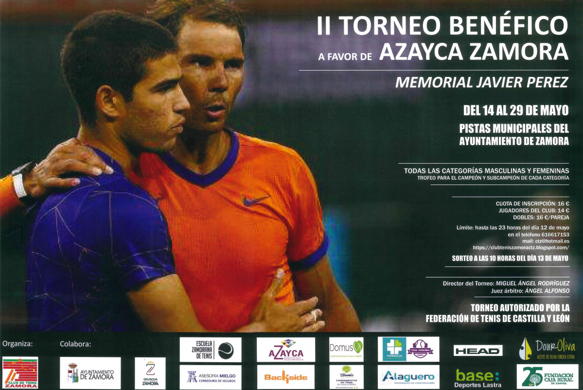 Torneo Memorial Javier Pu00e9rez. Cartel