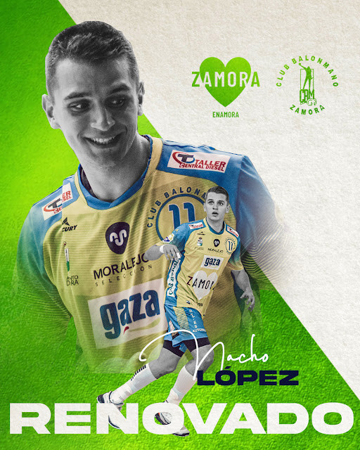 Nacho Lu00f3pez, del Balonmano Zamora