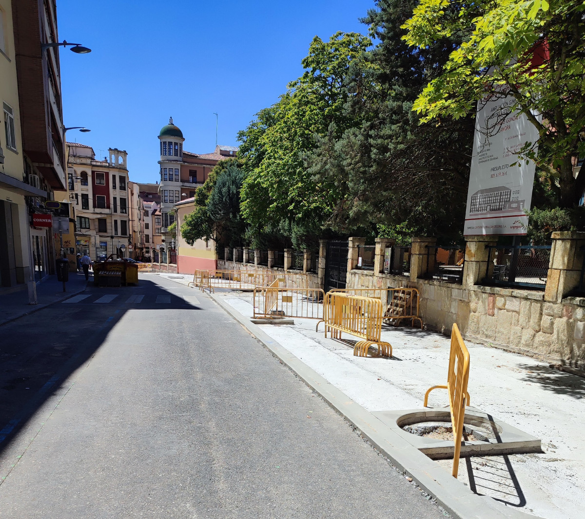 Obras Calle Pablo Morillo