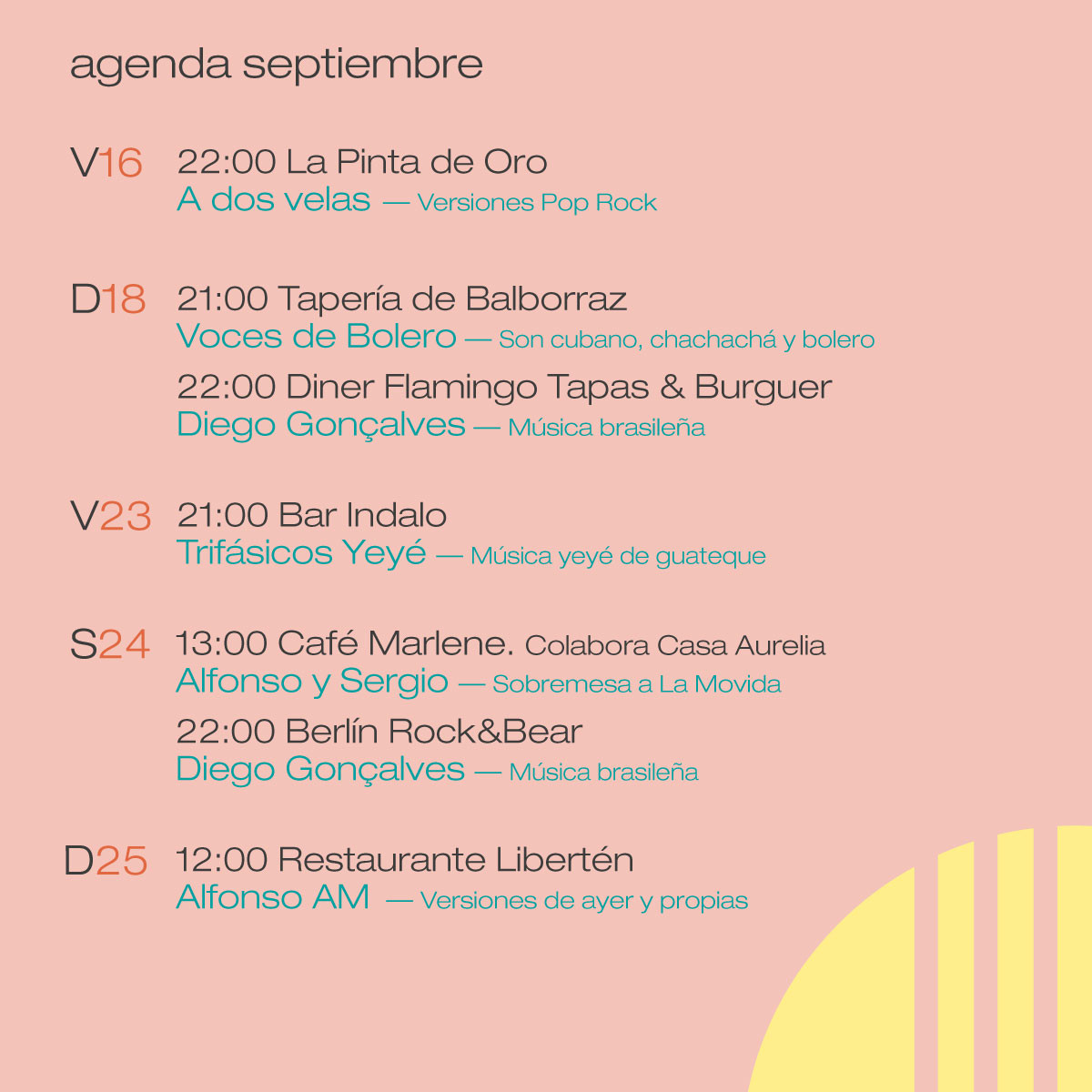 Agenda septiembre 03