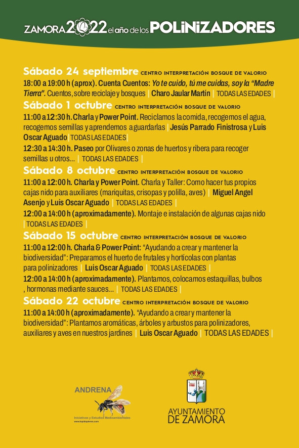 Polinizadores Octubre