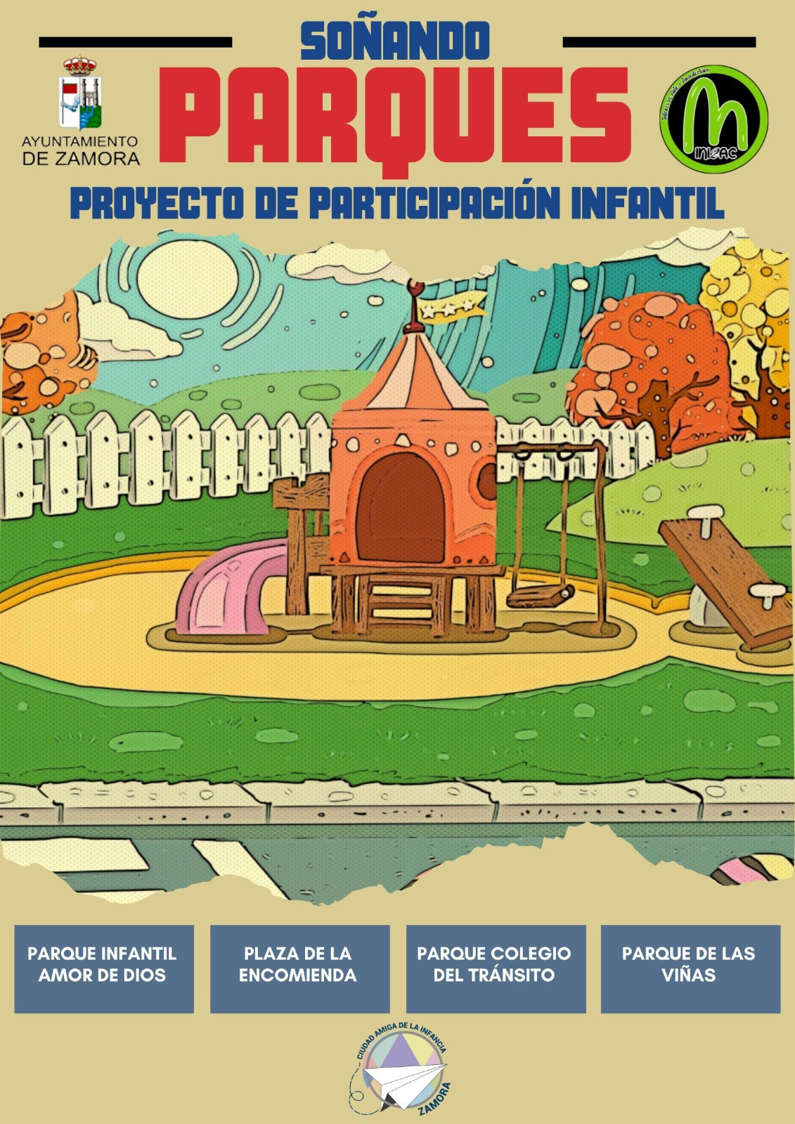 Sou00f1ando Parques. Cartel