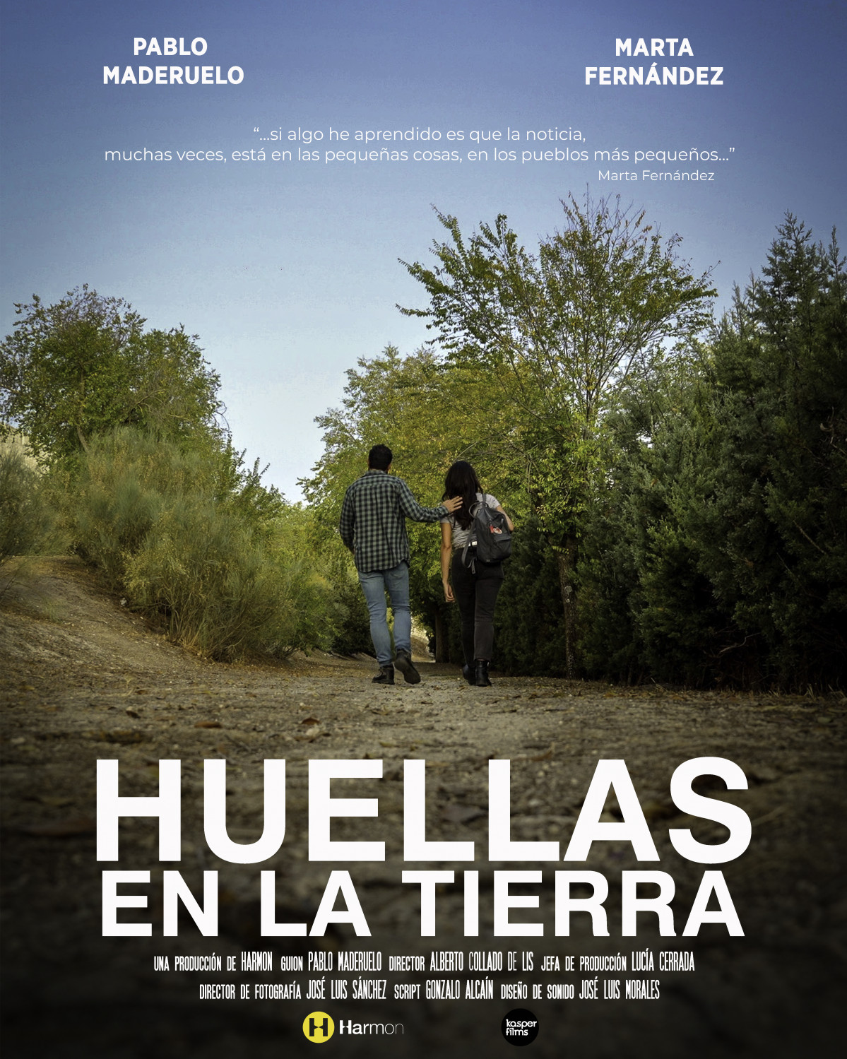 Cartel Huellas en la Tierra