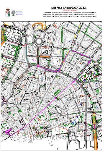 Recorrido cabalgata