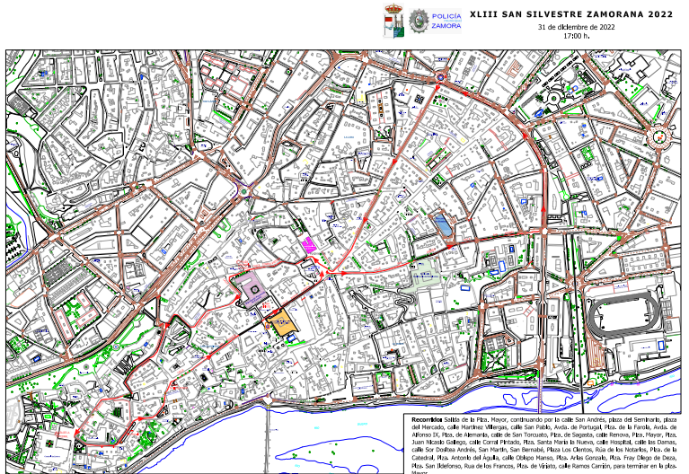 San Silvestre recorrido