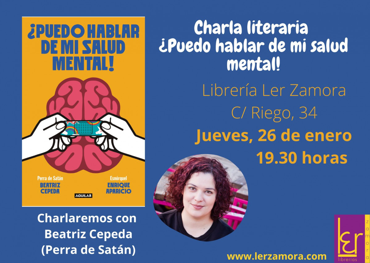 Charla literaria con Beatriz Cepeda una de las autoras de u00bfPuedo hablar de mi salud mental