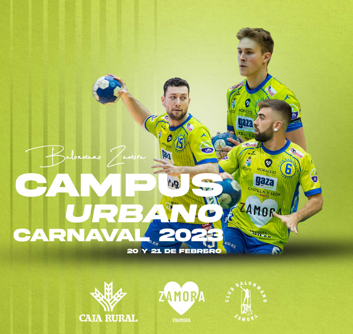 Cartel Campus Urbano Carnaval Balonmano Zamora