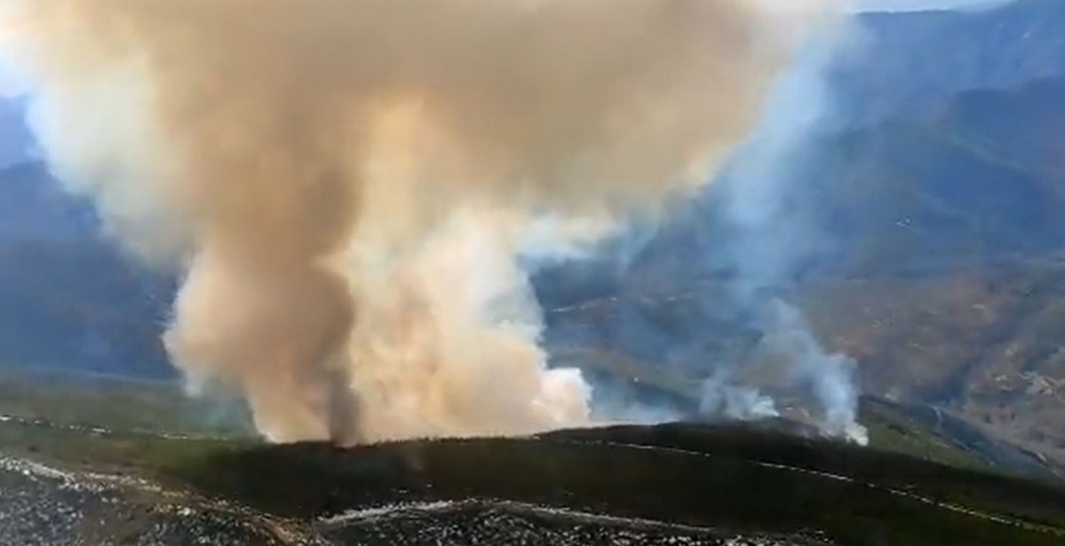 Incendio León